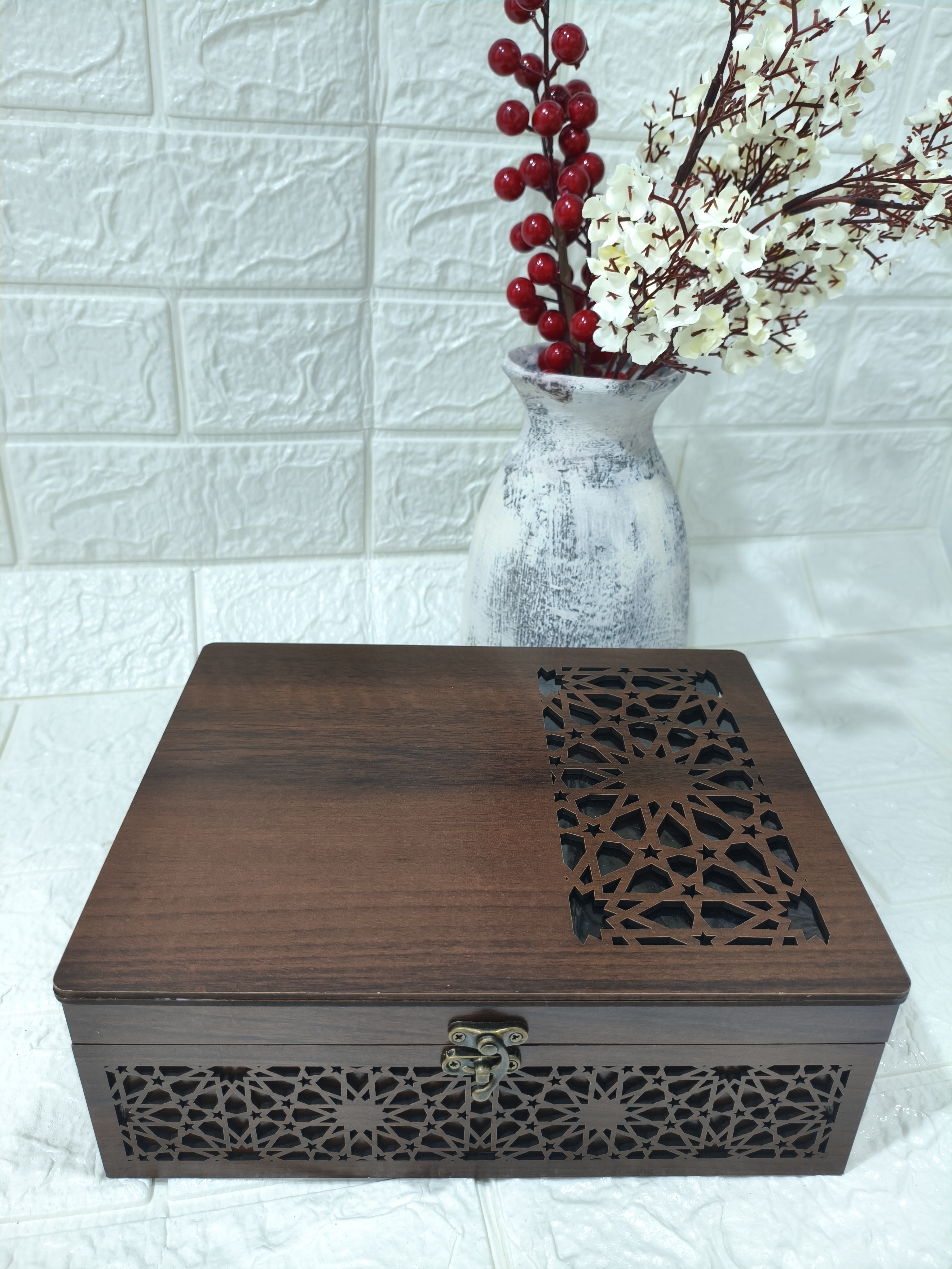 باکس آجیل و خشکبارمدل صبا4خونه(گردویی)