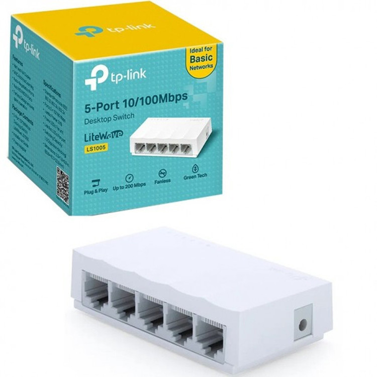 سوییچ 5 پورت تی پی-لینک مدل LS-1005 (گیفتانه)
