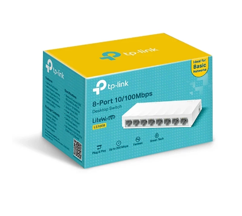 سوییچ 8 پورت تی پی-لینک مدل LS1008