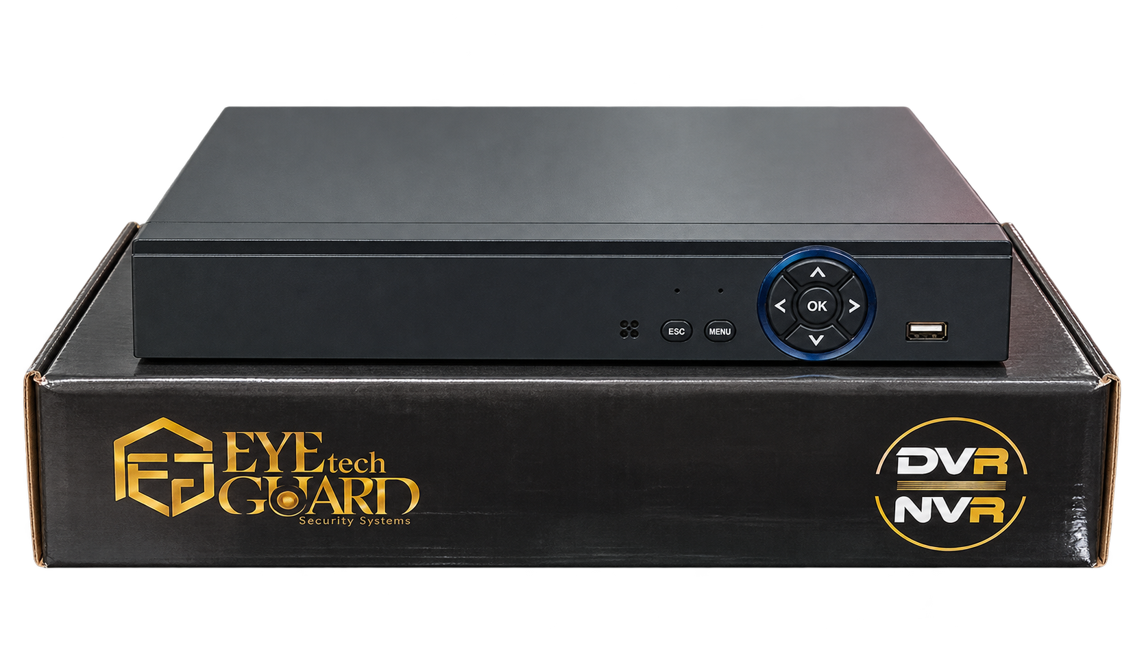 DVR 4 کانال 5 مگاپیکسل (لایو و رکورد) به همراه امکان اتصال 4 عدد دوربین IP و چهار ورودی صدا ــ همراه با گارانتی