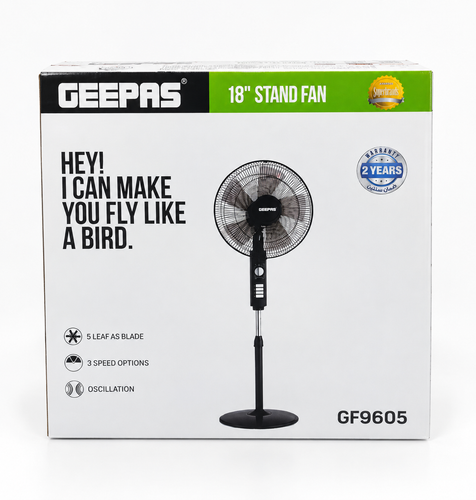 پنکه ایستاده ۱۸ اینچ جیپاس مدل GF9605 (گیفتانه)