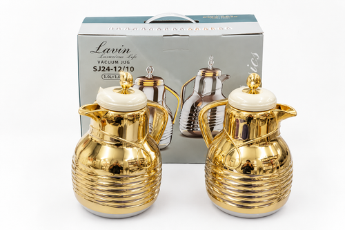 سرویس فلاسک وکیوم Lavin مدل SJ24-10/10 ظرفیت 1+1 لیتر (گیفتانه)