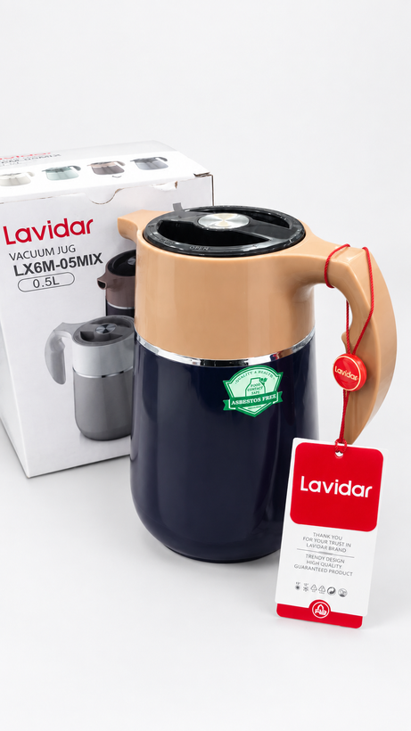 پارچ وکیوم لاویدار Lavidar مدل LX6M-05MIX ظرفیت 0.5 لیتر (گیفتانه)