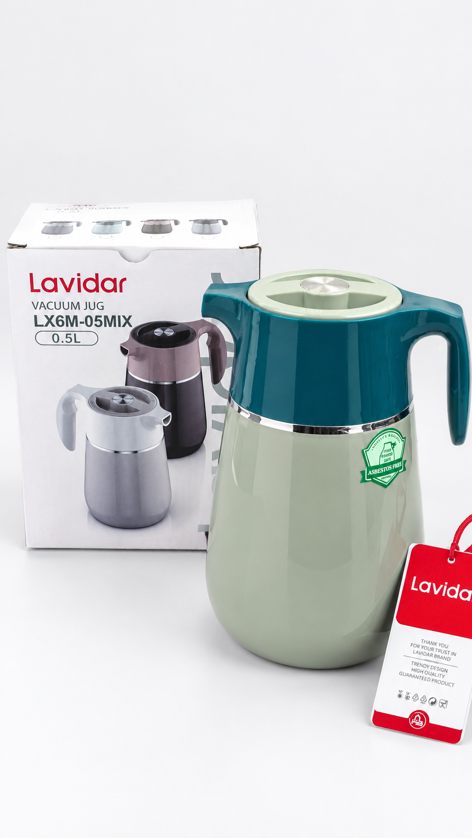 پارچ وکیوم لاویدار Lavidar مدل LX6M-05MIX ظرفیت 0.5 لیتر (گیفتانه)