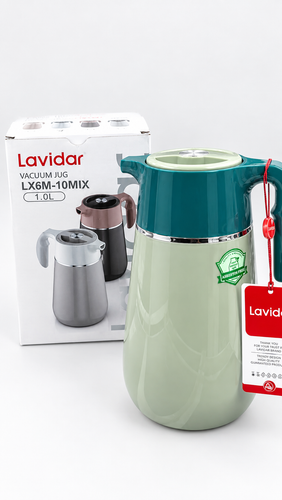 فلاسک/پارچ وکیوم لاویدار Lavidar مدل LX6M-10MIX ظرفیت 1 لیتر (گیفتانه)