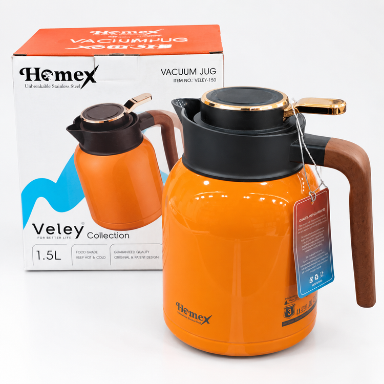 فلاسک / پارچ وکیوم هومکس مدل Veley-150 ظرفیت 1.5 لیتر (گیفتانه)