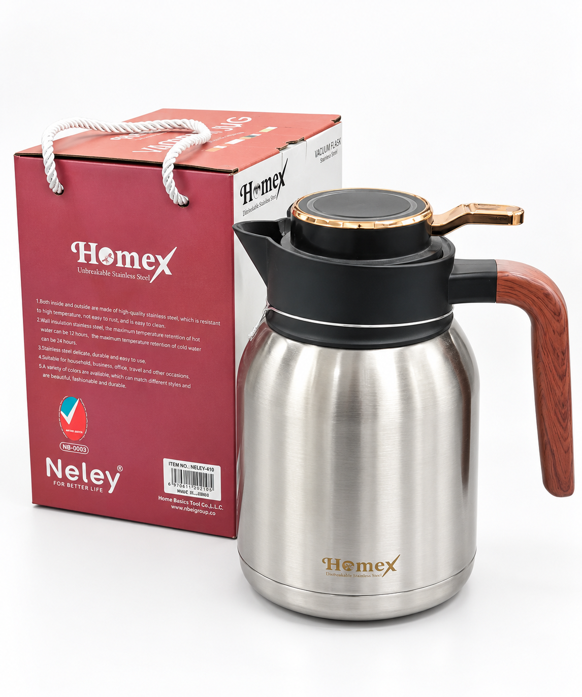 فلاسک رومیزی و وکیوم جَگ ۱.۵ لیتری Hemex مدل VELEY-150 (گیفتانه)