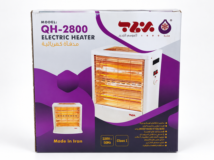 بخاری برقی فن دار برفاب مدل QH-2800 (گیفتانه)