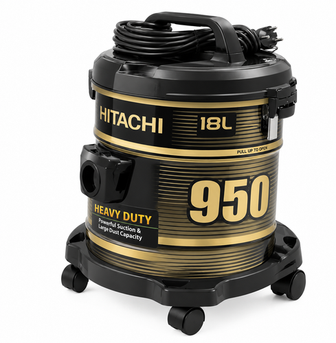 جاروبرقی هیتاچی مدل CV-950F با توان 2100 وات و ظرفیت 18 لیتر (گیفتانه)